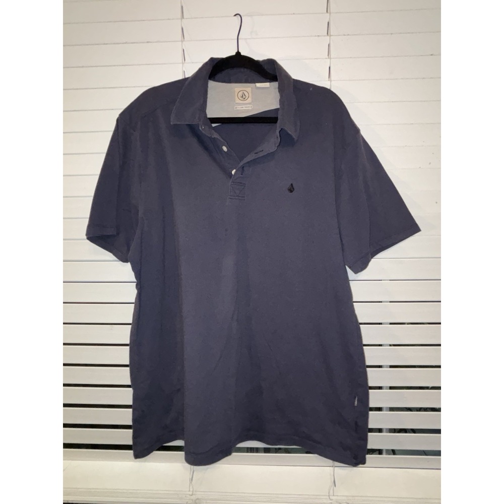 Volcom Stone Blue‎ Men's  Polo Shirt Size XL
